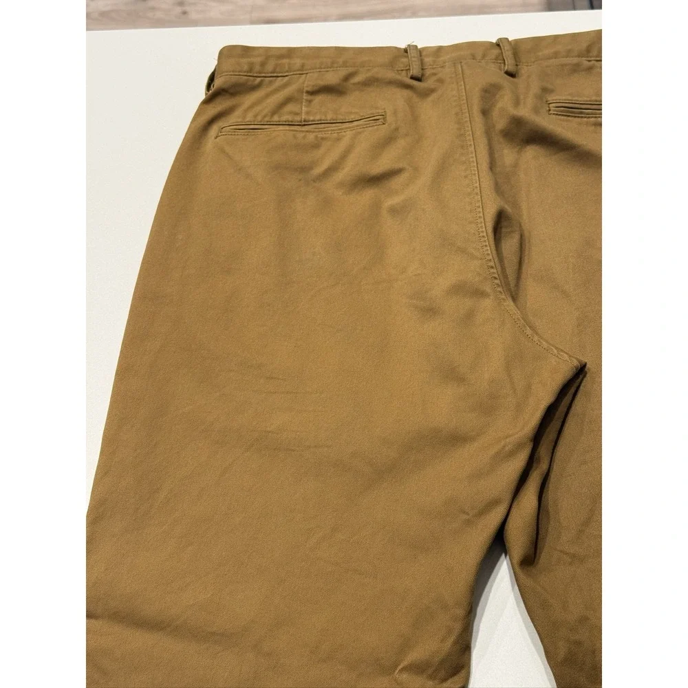 J.Crew Broken In Mens Urban Slim Pants 34x30 Brown 100% Cotton Chinos